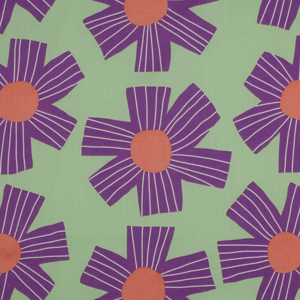 Baumwoll Voile Sunny Days - soft green