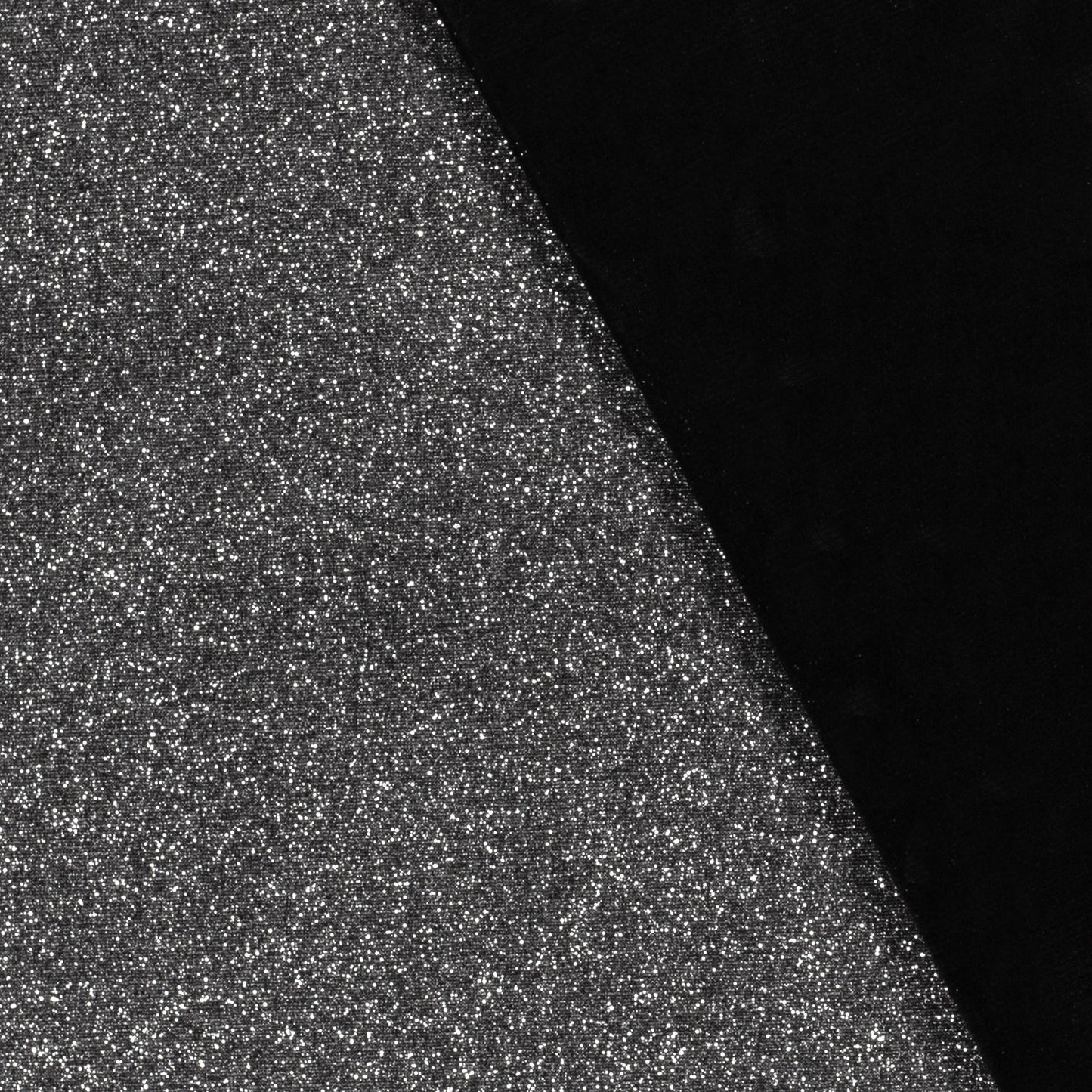 Lurex Glitzer Jersey - silber schwarz
