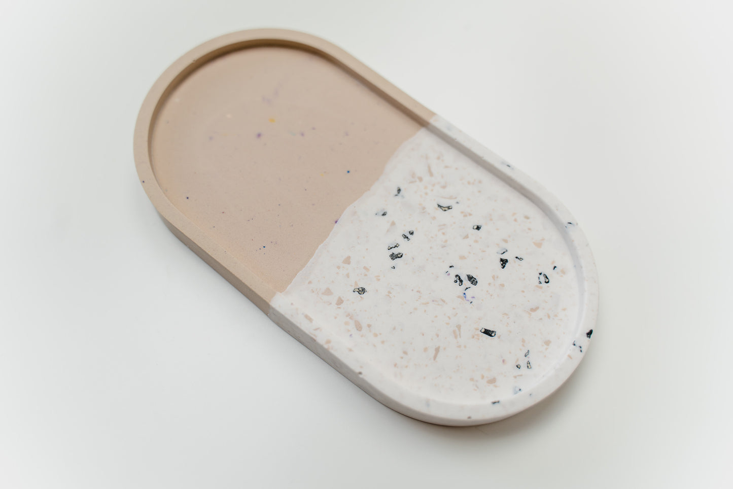 Silikon Gießform Dekotablett Oval