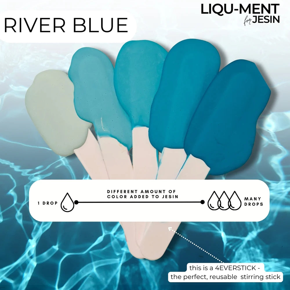 Lique-Ments - RIVER BLUE - 50 ml Farbe für Gießpulver