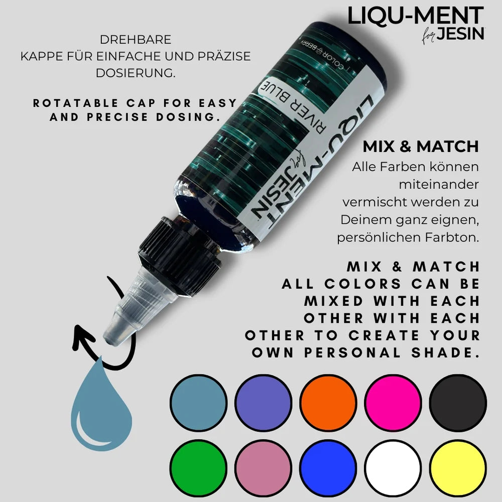 Lique-Ments - RIVER BLUE - 50 ml Farbe für Gießpulver