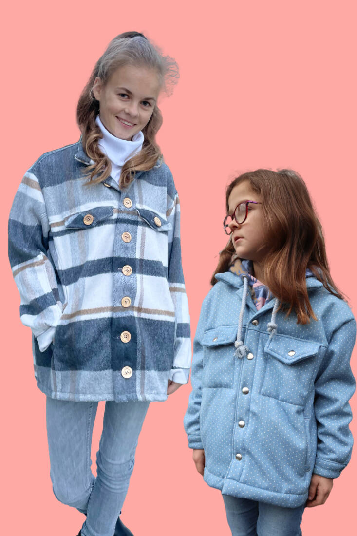 Kinder Hemdjacke LUWES (Papierschnittmuster)