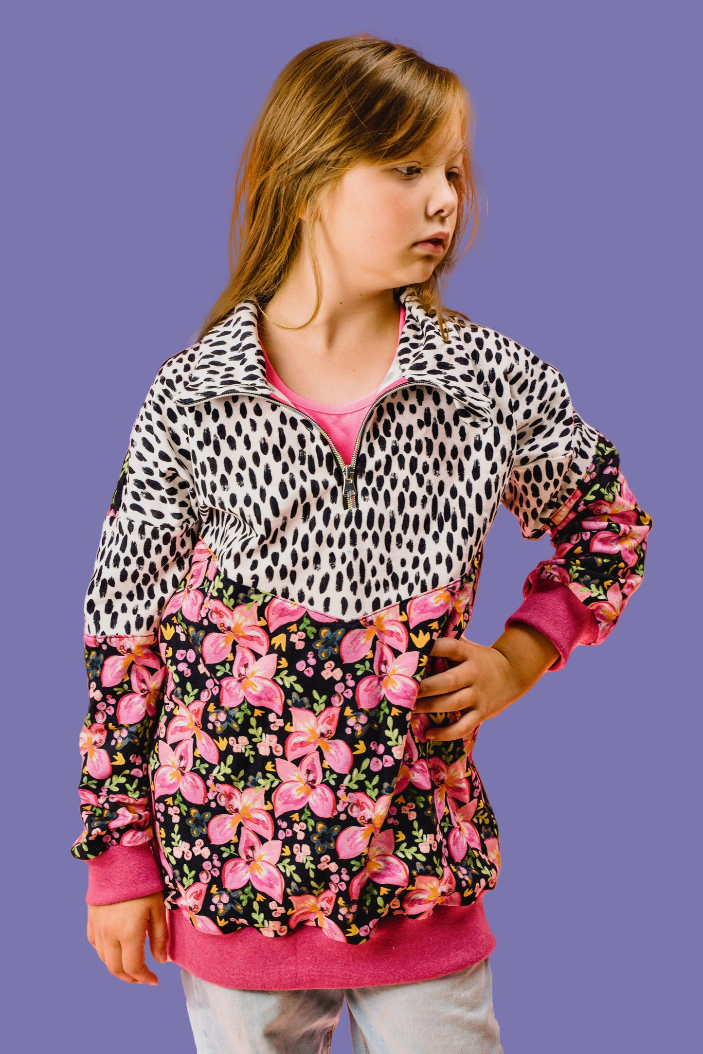 Kinder Sweater BUKA (Papierschnittmuster)