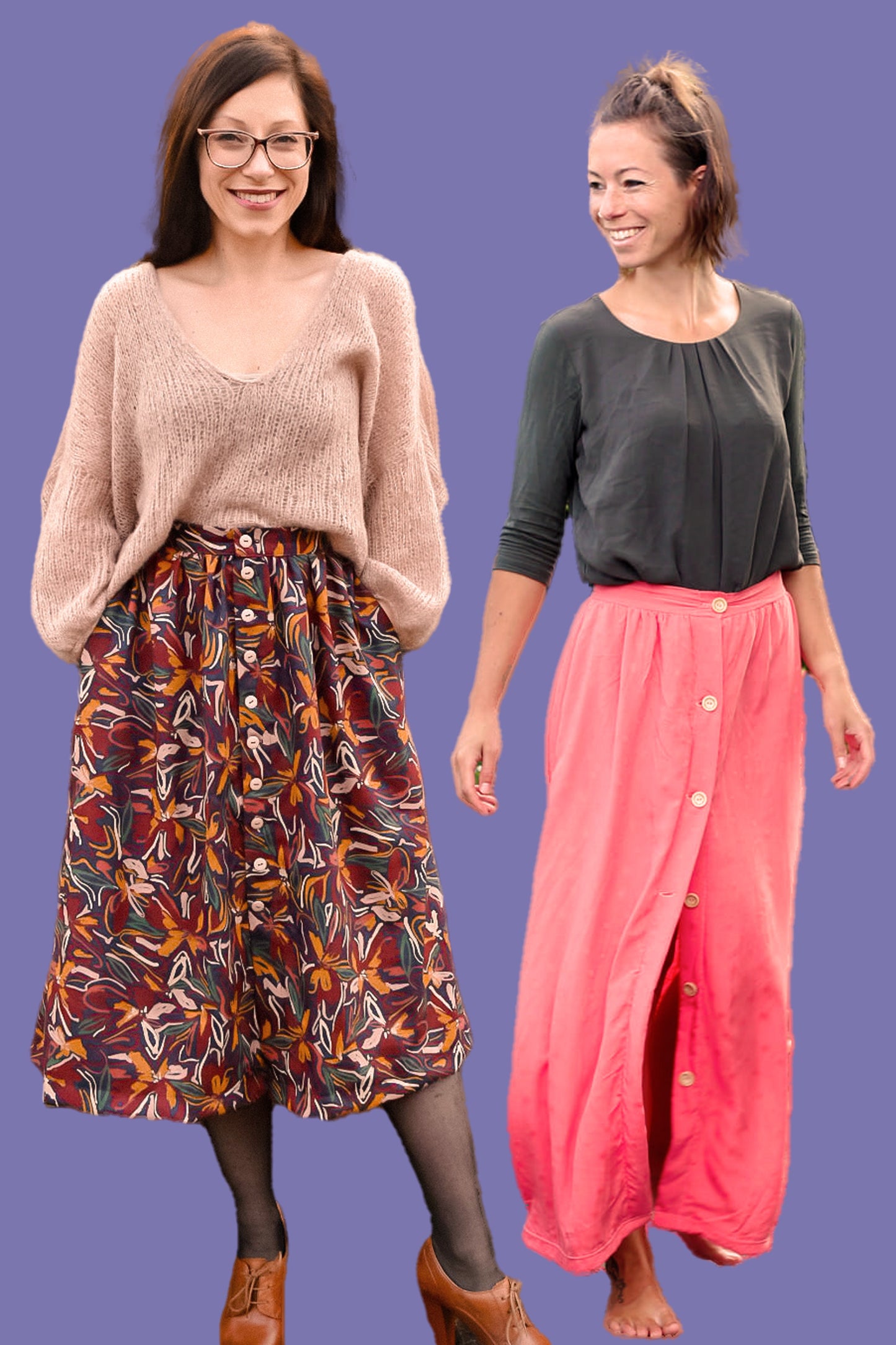 Skirt UDARA (paper pattern)