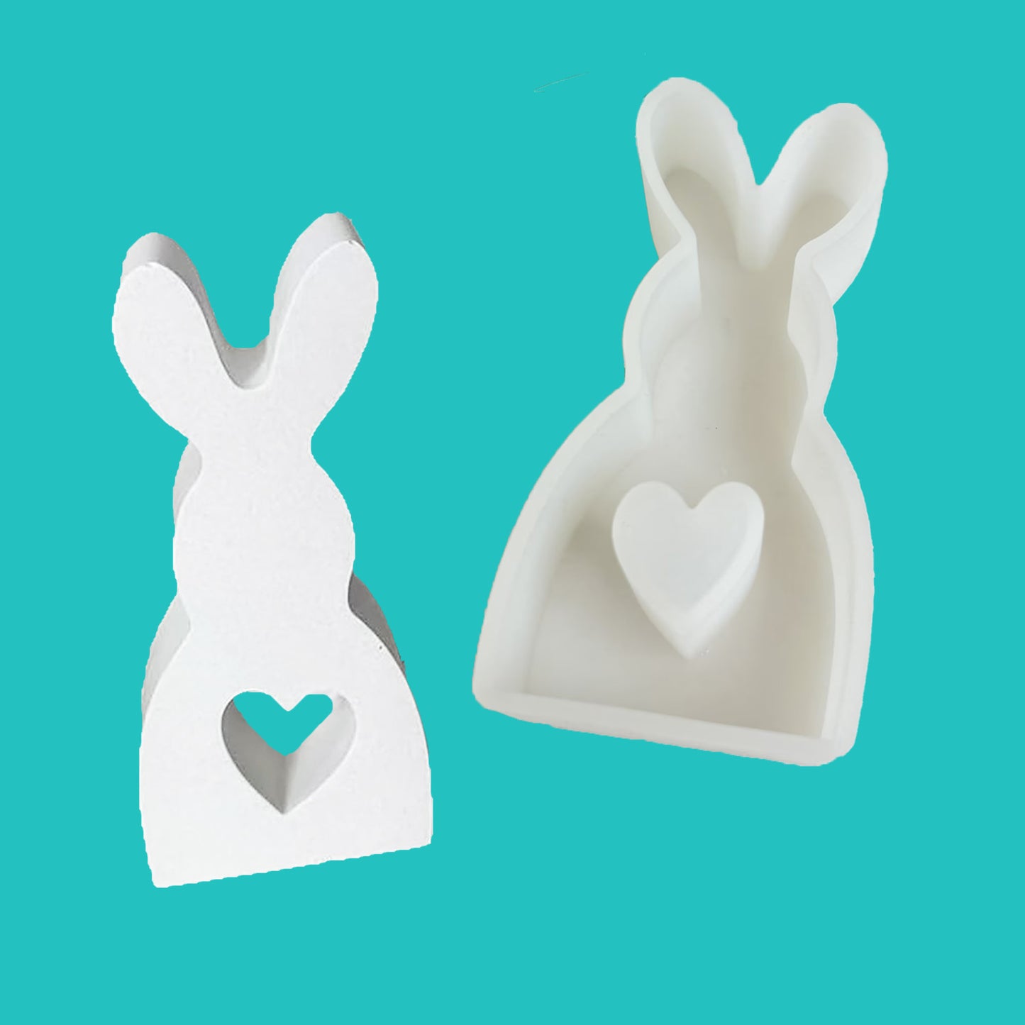 Silikon Gießform Hase