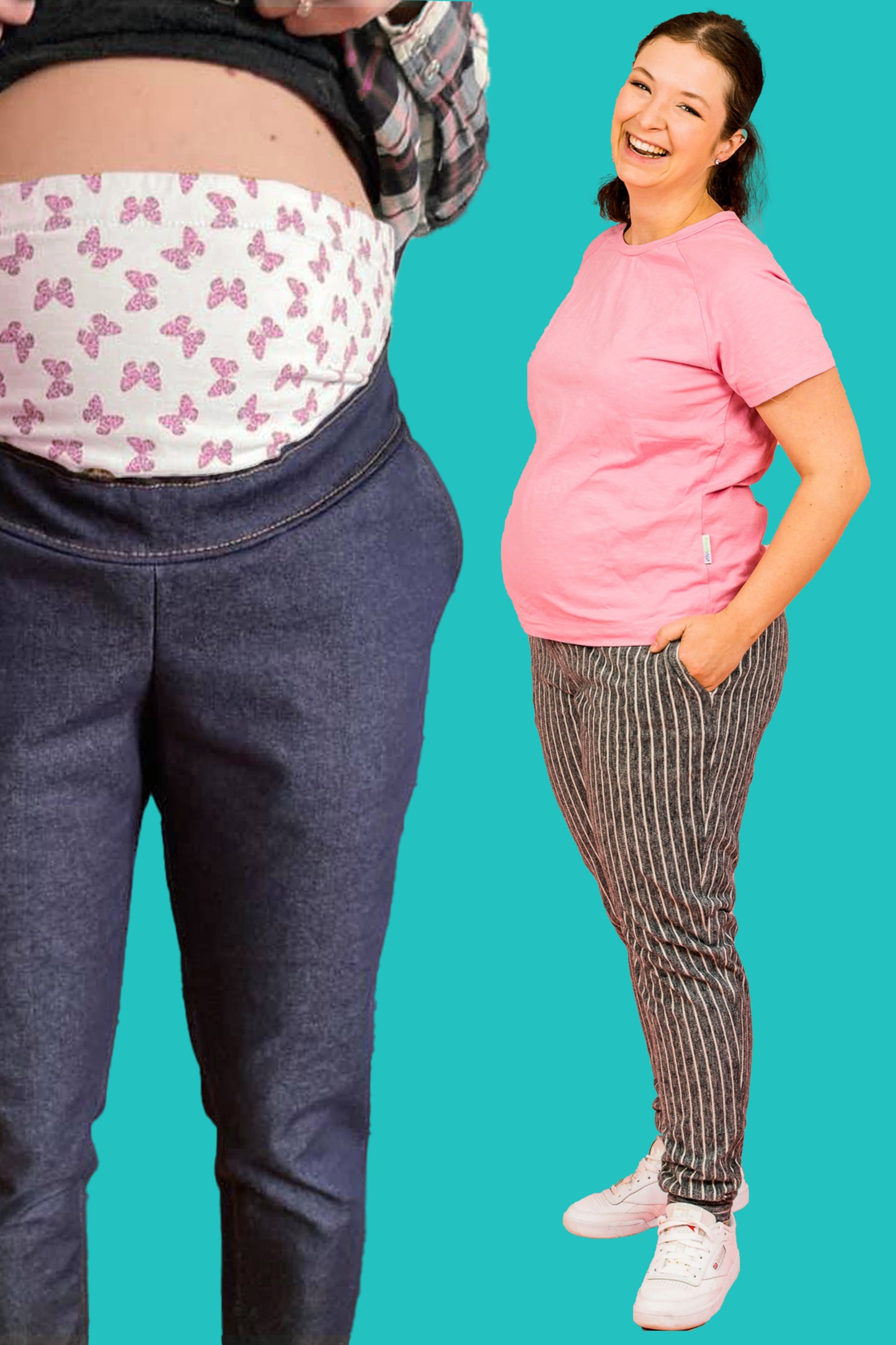 Women's Maternity Pants HAMIL (Paper Pattern)