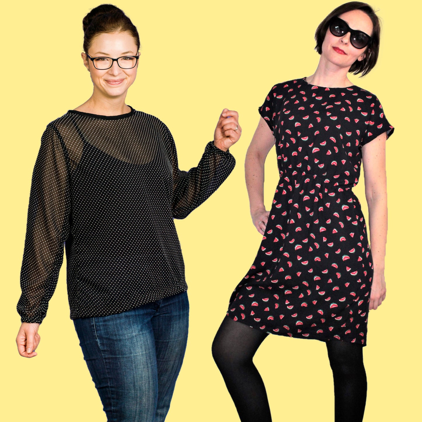 Damen Kleid MENARI (Papierschnittmuster)