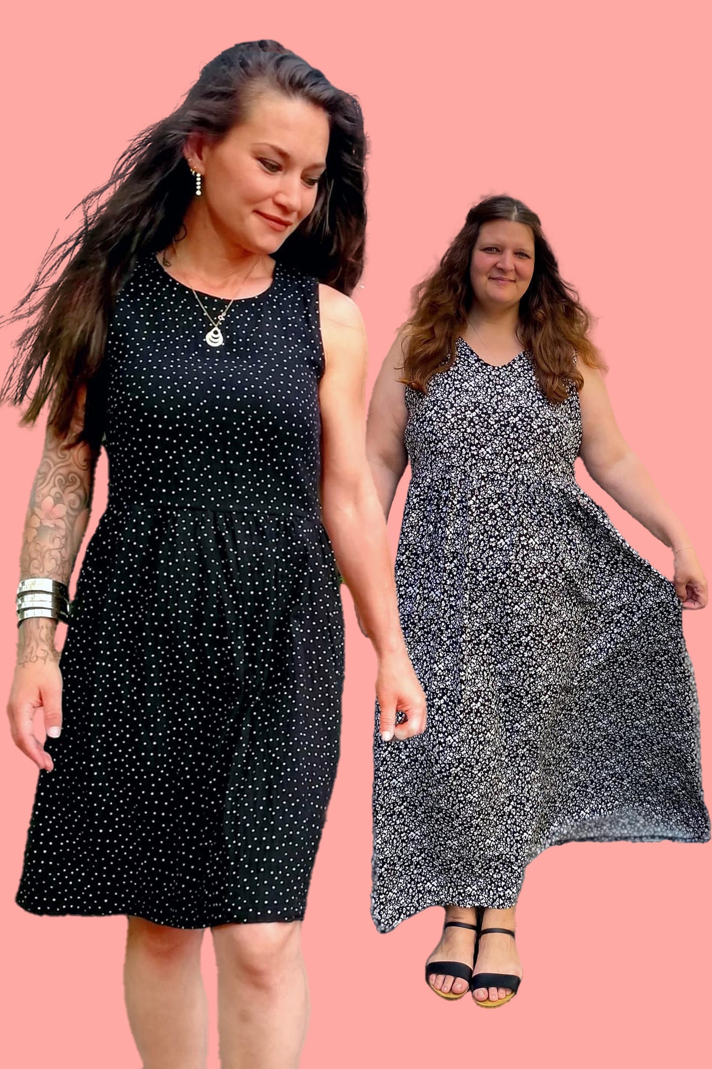 Damen Kleid MERIAH (Papierschnittmuster)