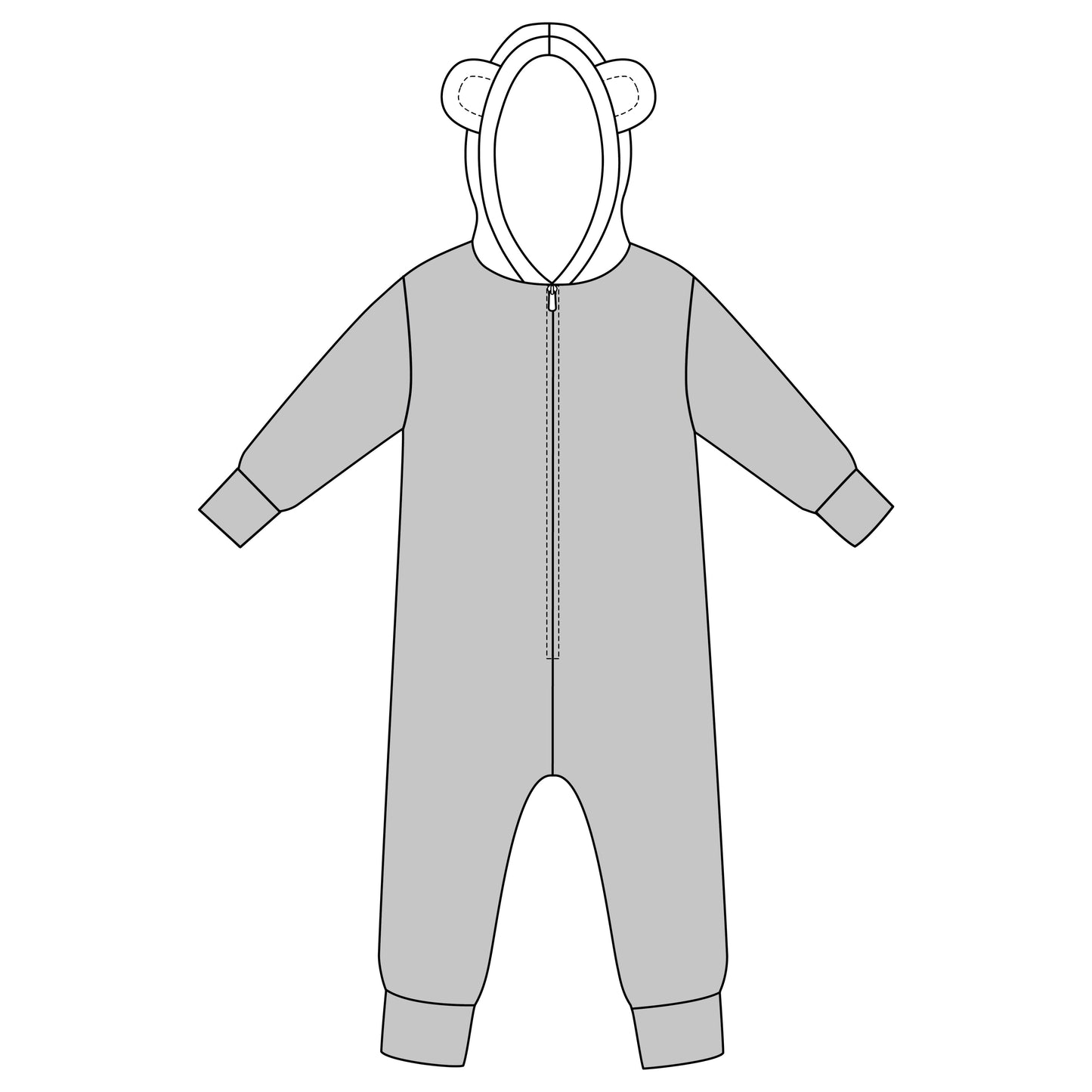 Add on: Hooded jumpsuit for children MIMPI