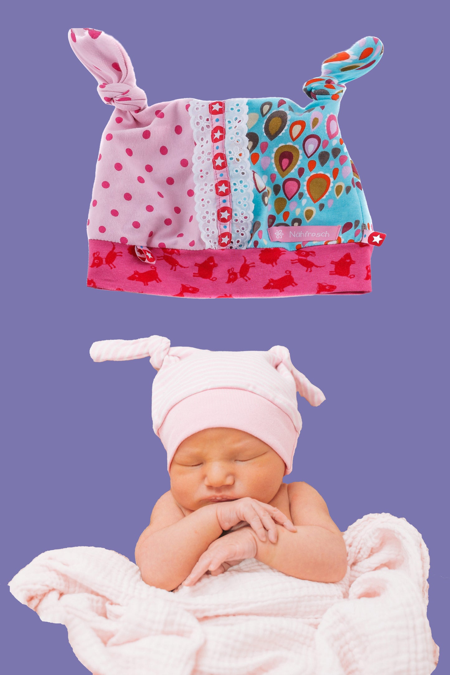 MiniMop knotted hat