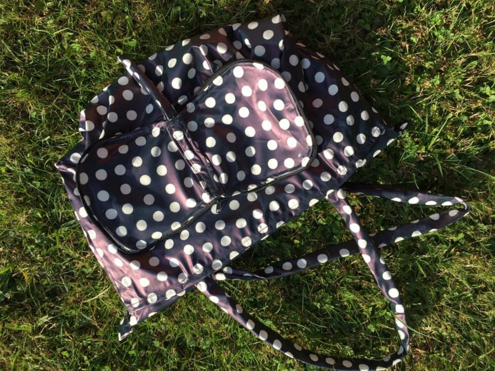 Einkaufstasche mit Reißverschluss SQUARE BAG