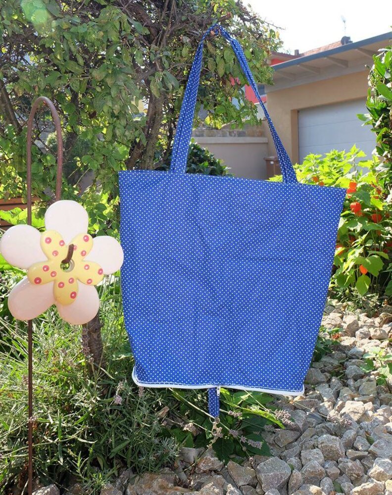 Einkaufstasche mit Reißverschluss SQUARE BAG