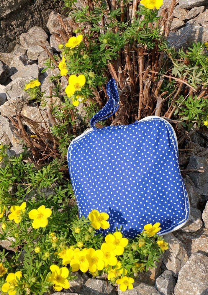 Einkaufstasche mit Reißverschluss SQUARE BAG