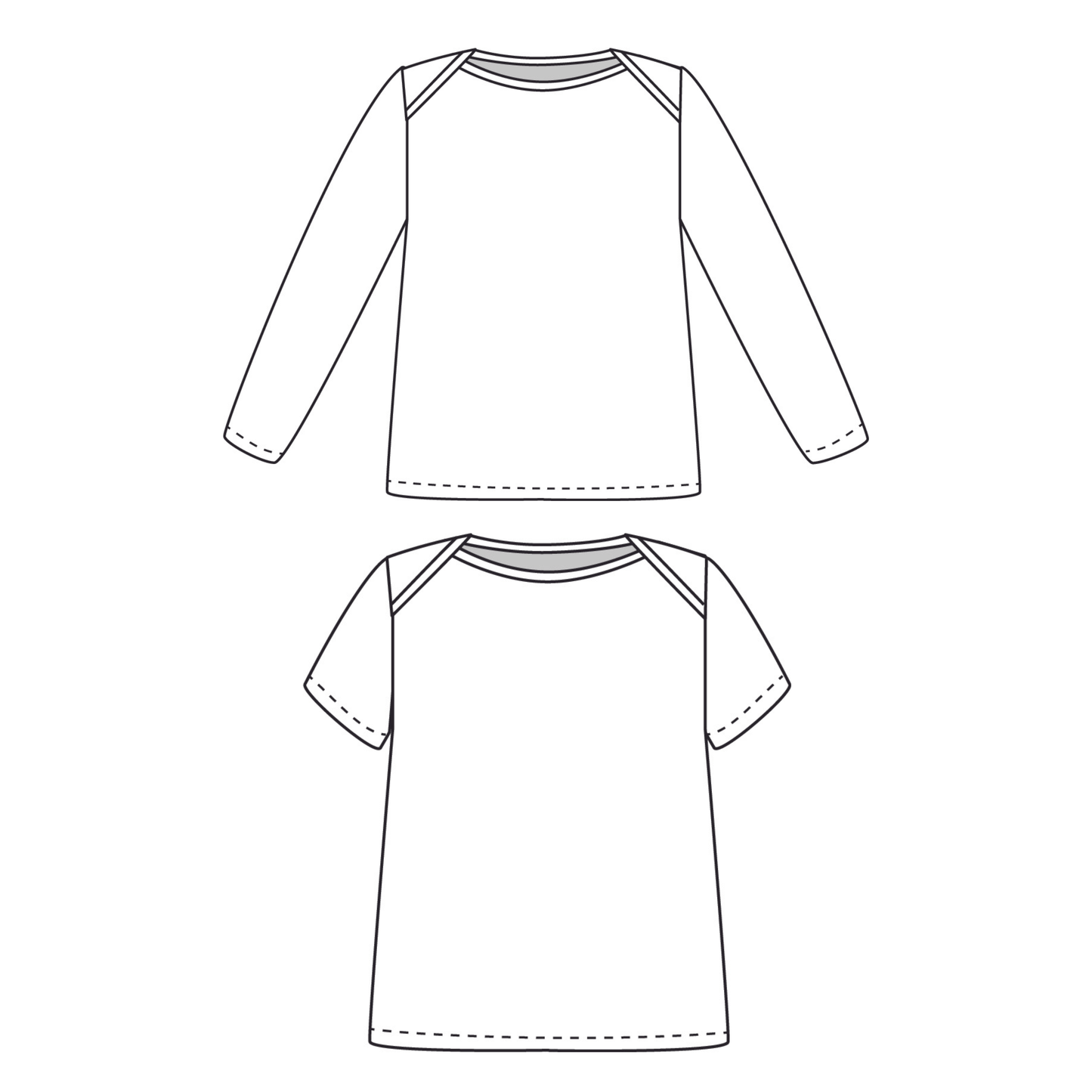 Baby Shirt KERDIL (Papierschnittmuster)