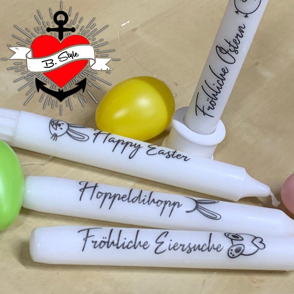 Plotterdatei 25 KERZENSPRÜCHE OSTERN UND FRÜHLING