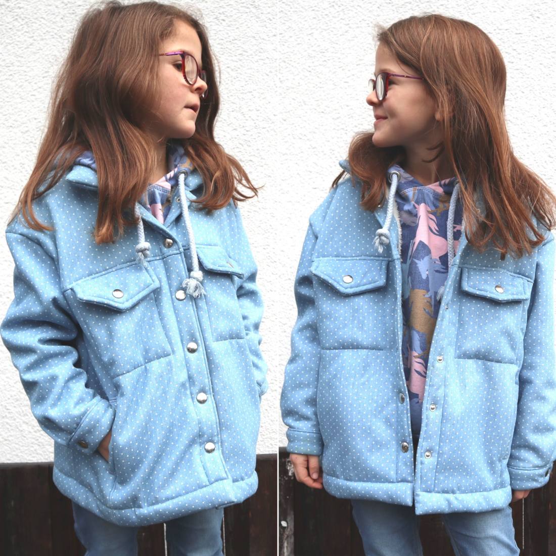 Kinder Hemdjacke LUWES (Papierschnittmuster)