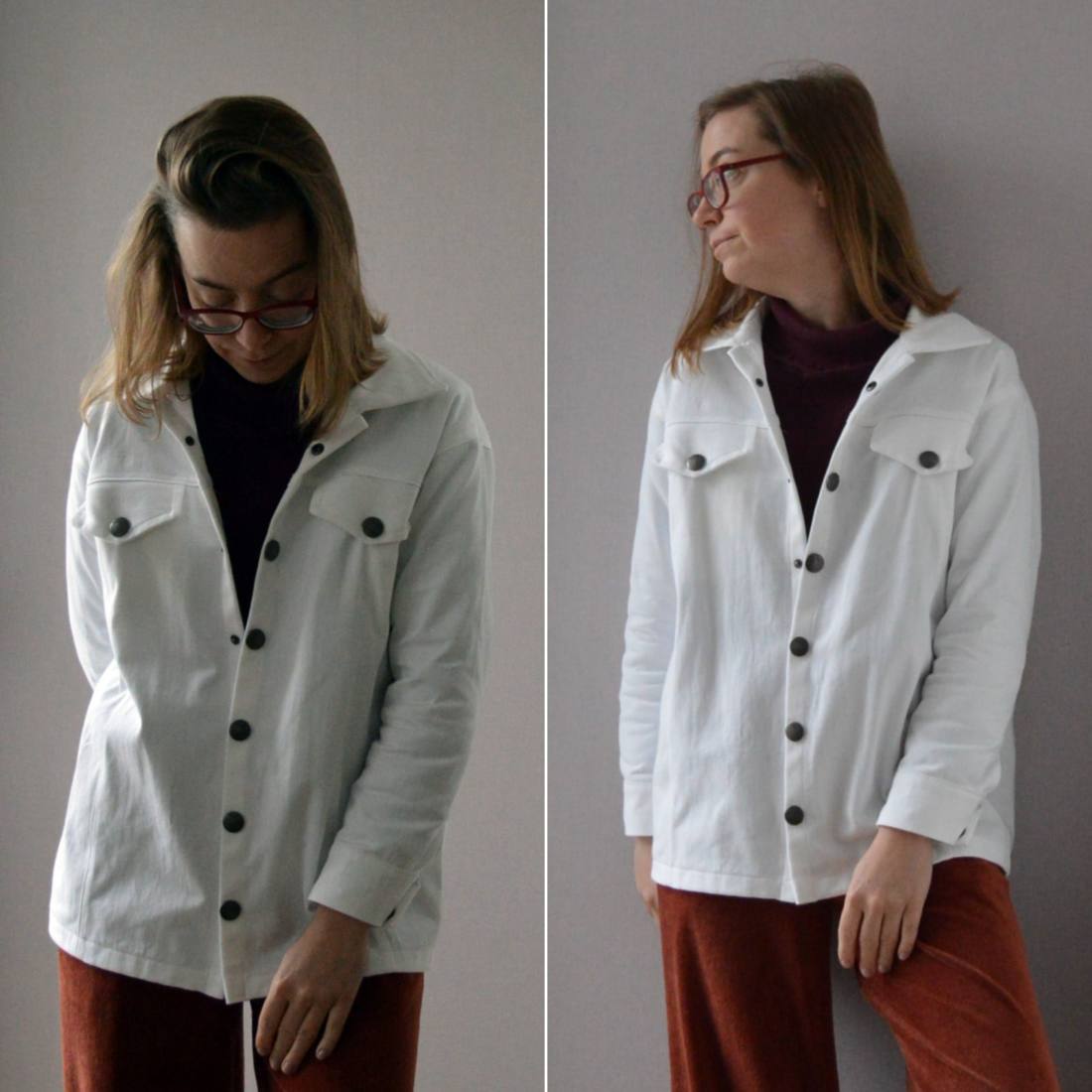 Unisex Hemdjacke LUWES (Papierschnittmuster)