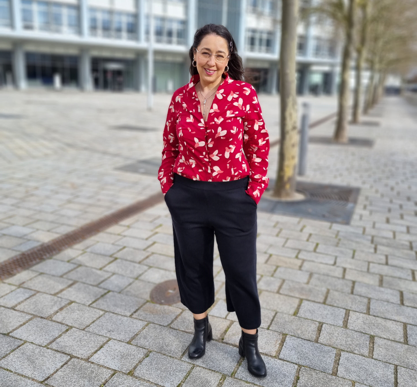 Damen Bluse PERLENTE (Papierschnittmuster)