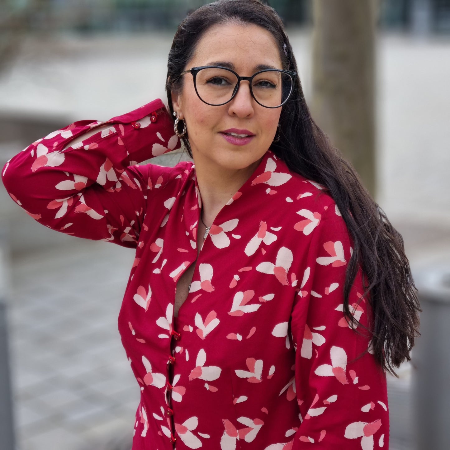 Damen Bluse PERLENTE (Papierschnittmuster)