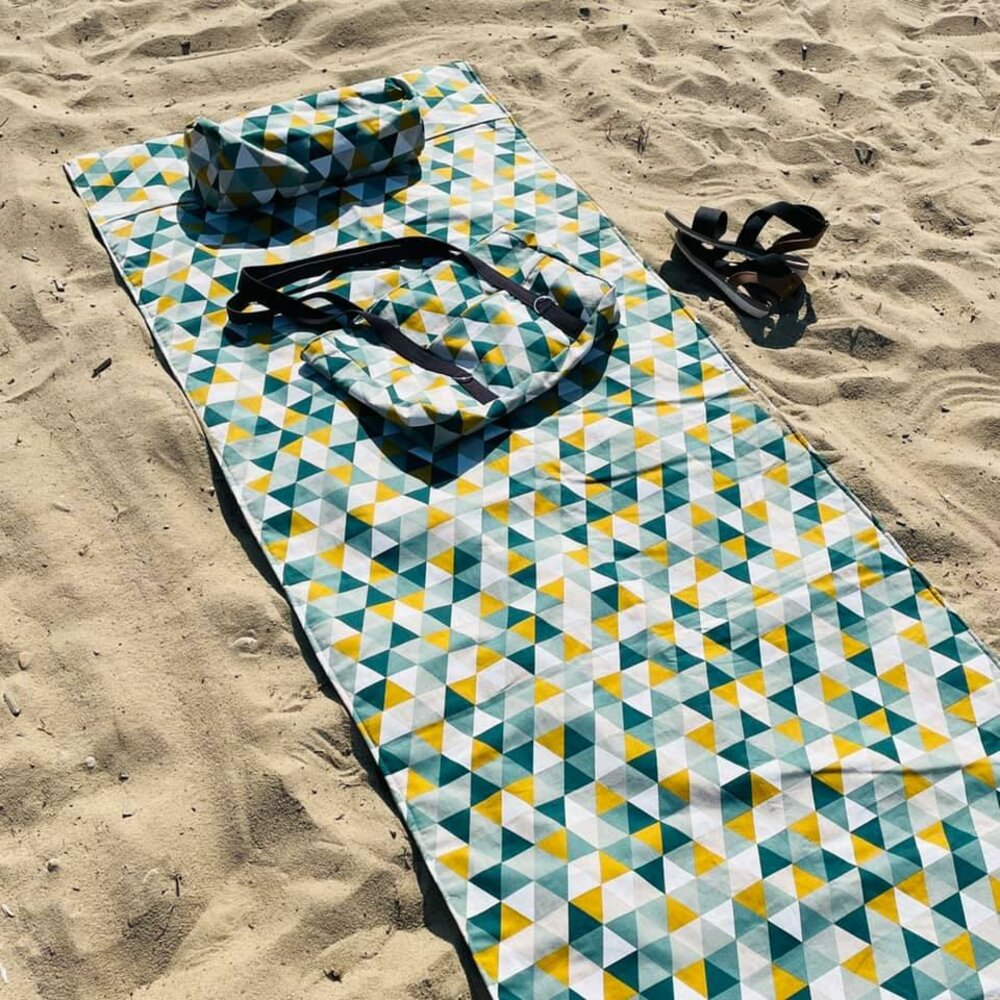 Wickeltasche Arbeitstasche & Strandset KIMATA
