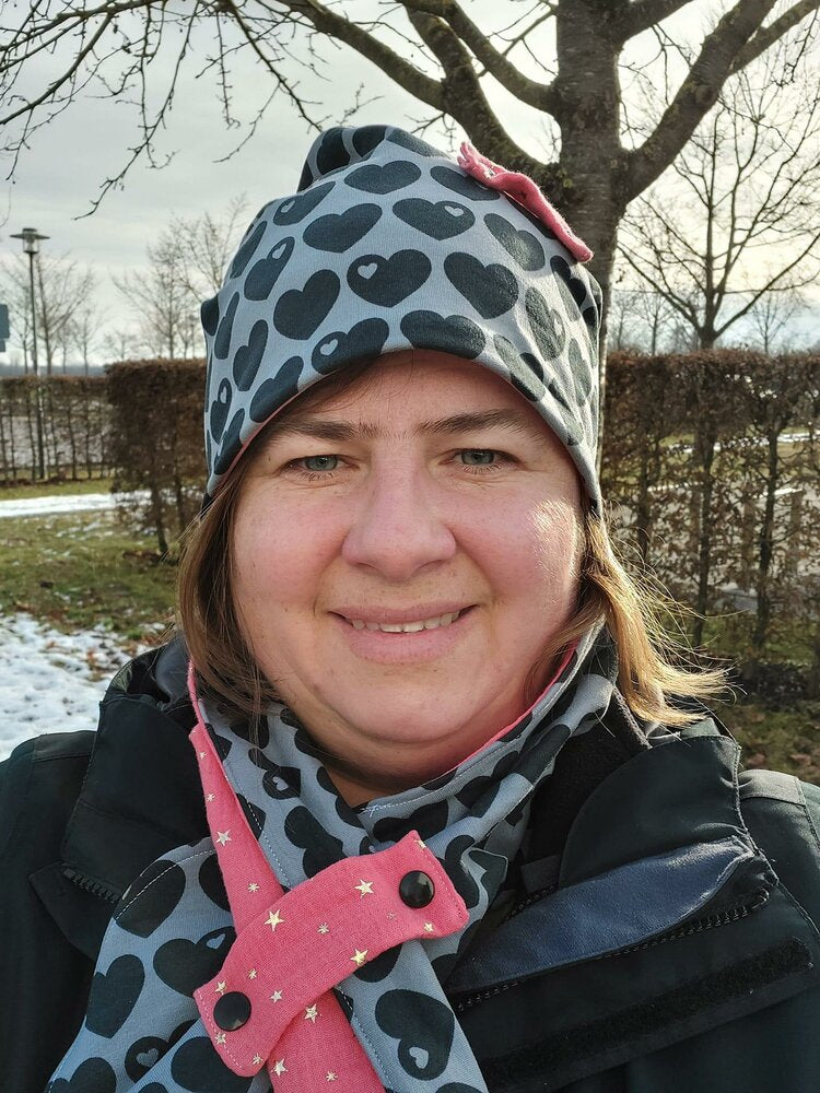 KUSCHA SET Beanie und Steckschal