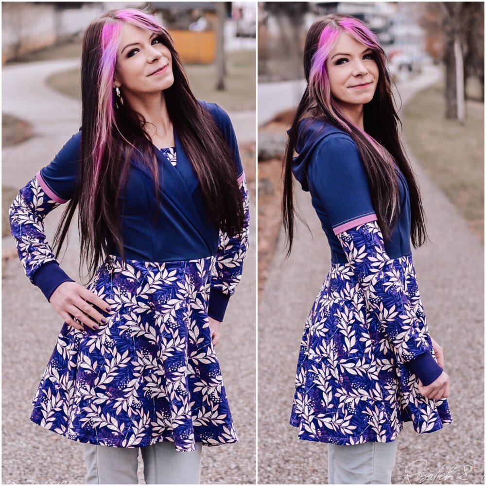 Damen Kapuzenkleid BENJA