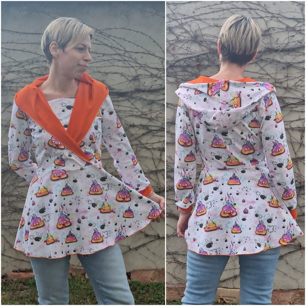 Damen Kapuzenkleid BENJA
