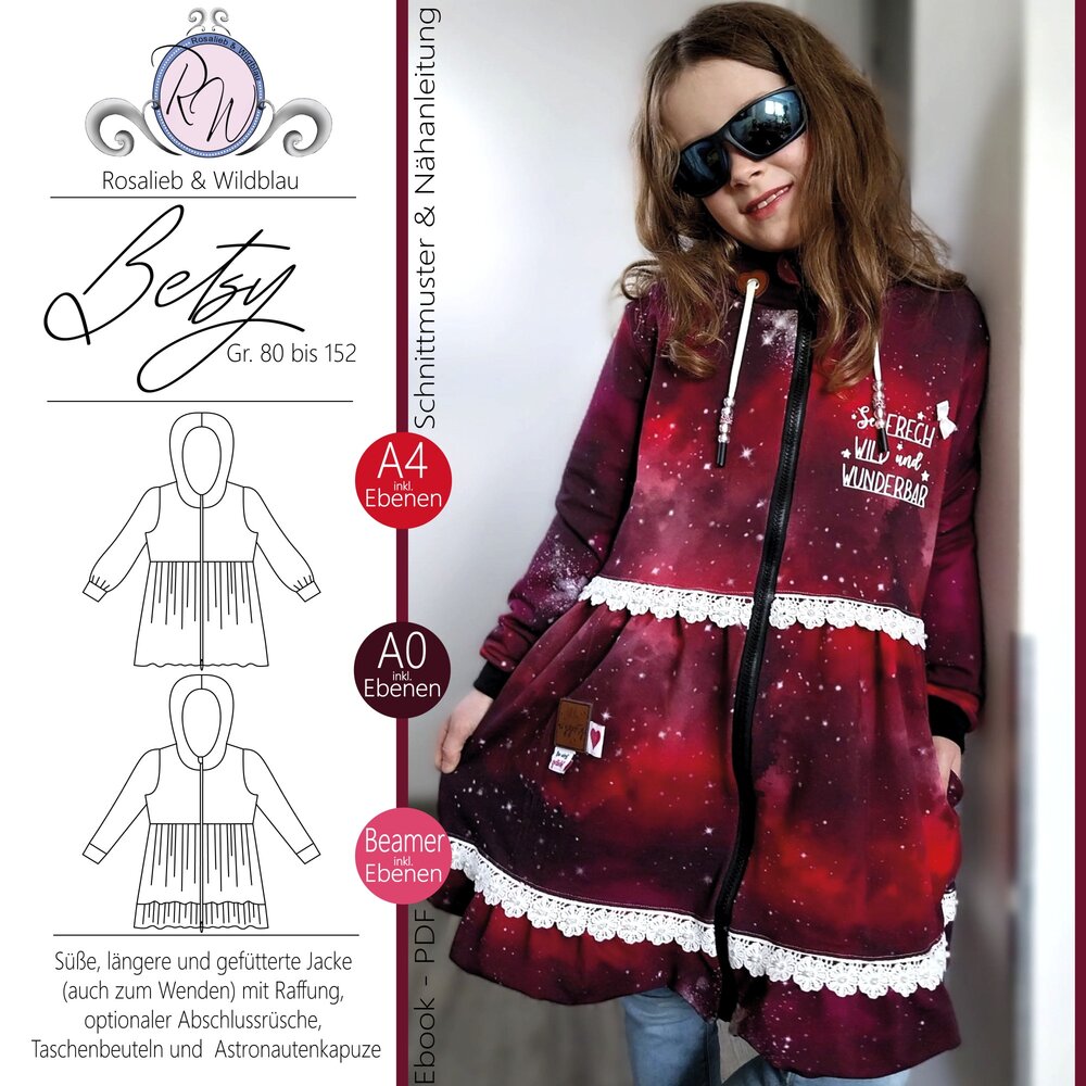 Kinder Kapuzenjacke BETSY