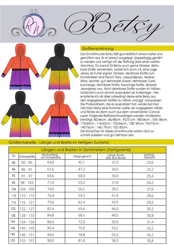 Kinder Kapuzenjacke BETSY