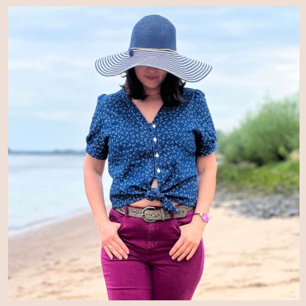 Damen Bluse KNOTILDA