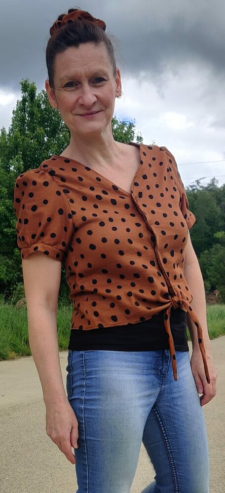 Damen Bluse KNOTILDA