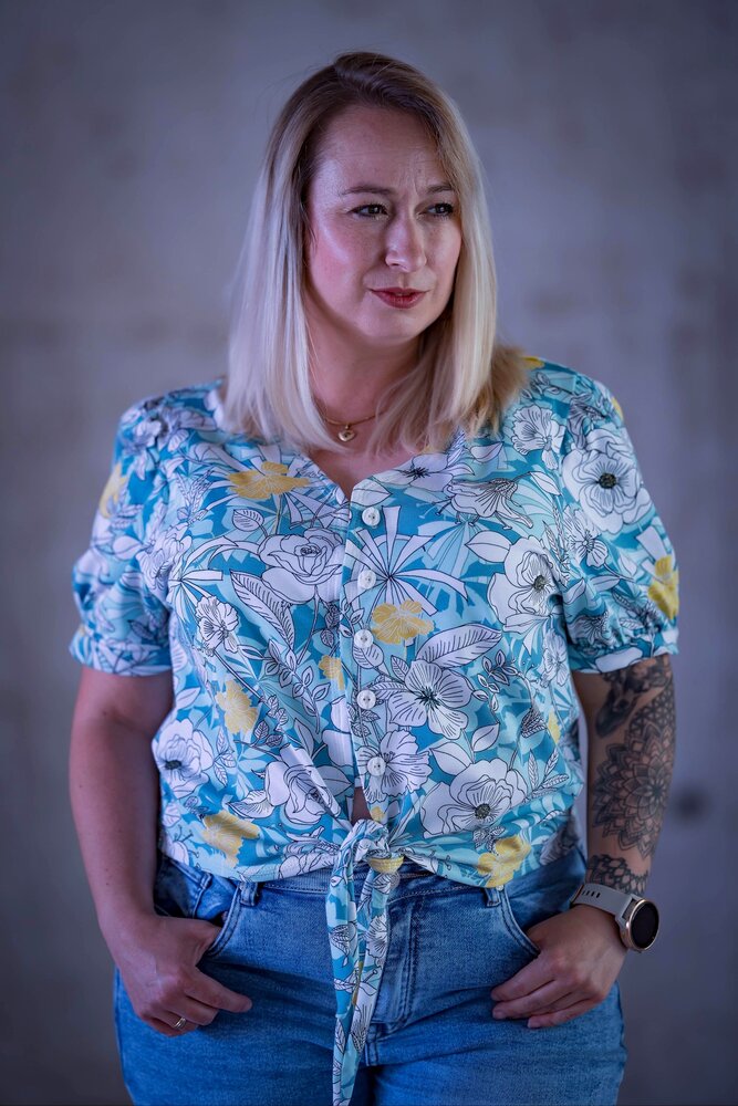Damen Bluse KNOTILDA