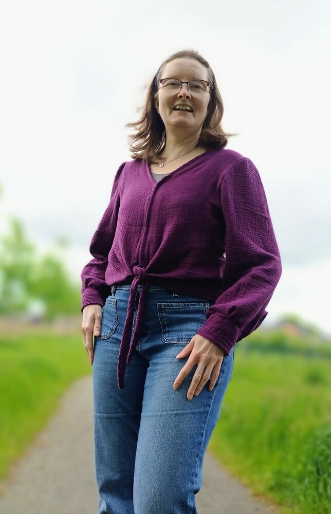 Damen Bluse KNOTILDA