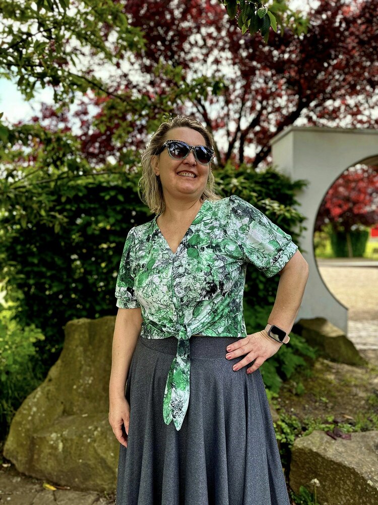Damen Bluse KNOTILDA