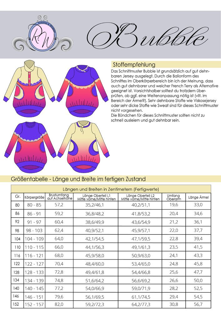 Kinder Pullover BUBBLE