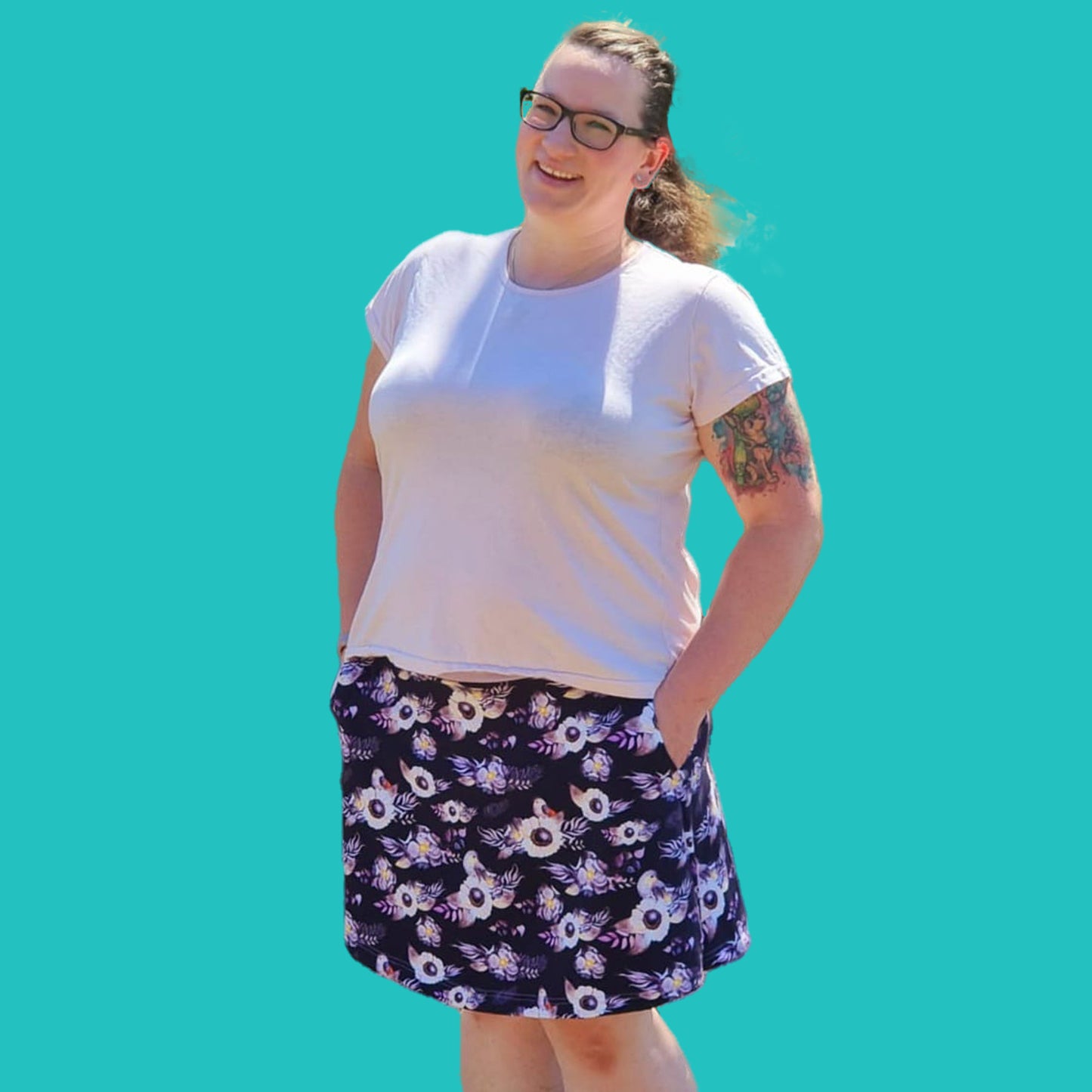 Women's skirt with shorts CERGAS