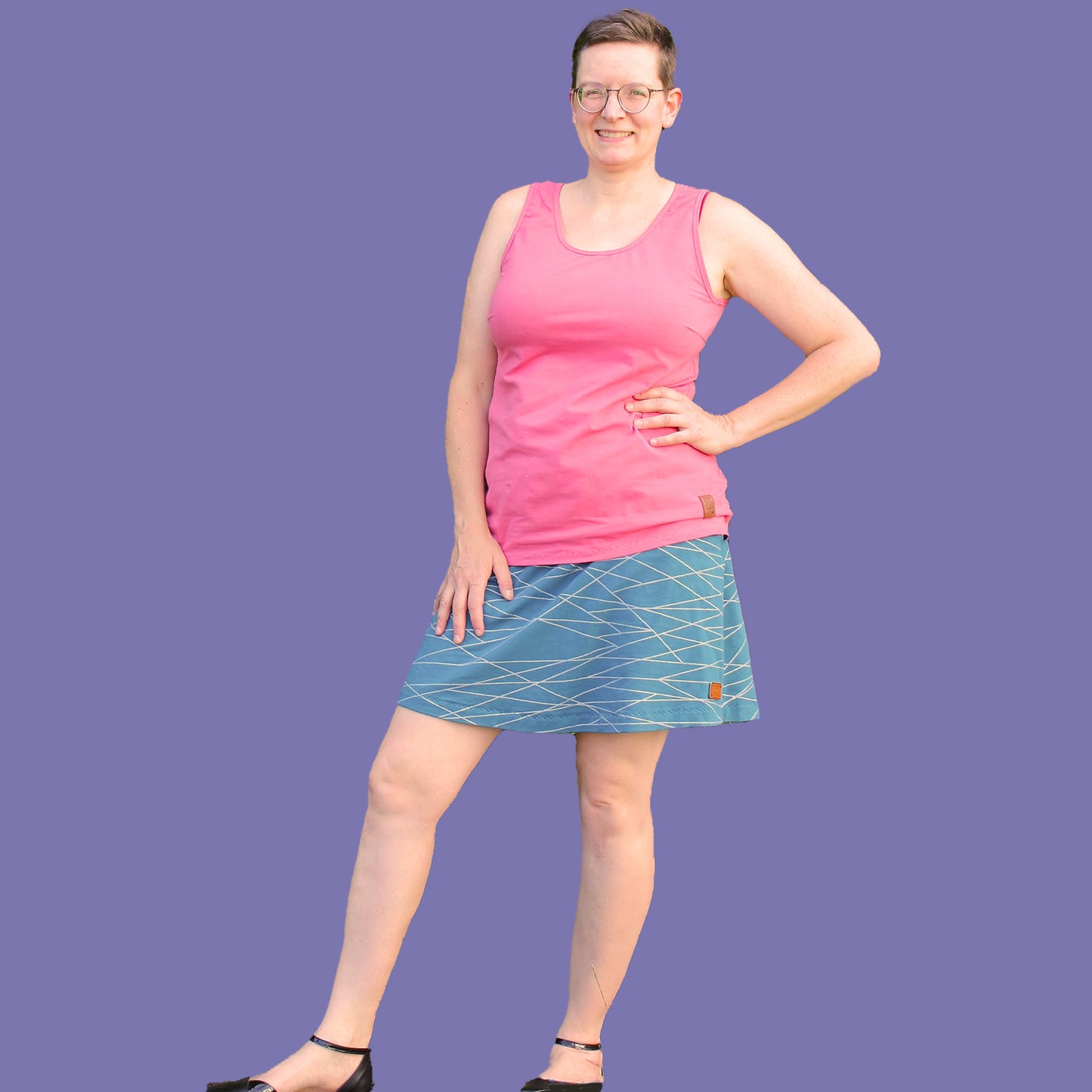Women's skirt with shorts CERGAS