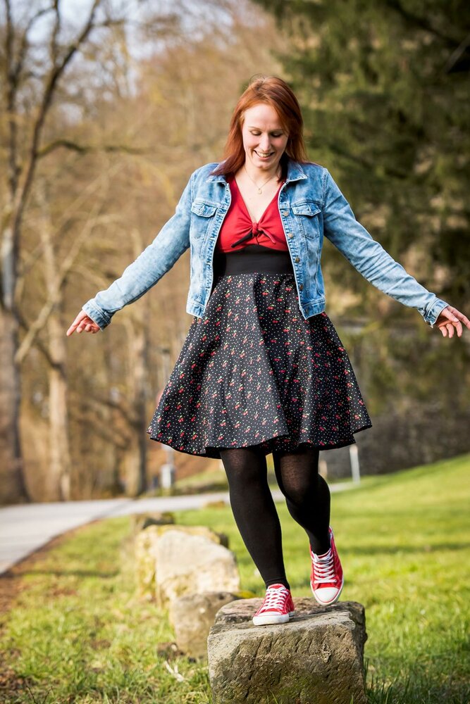 Damen Kleid CHERRY