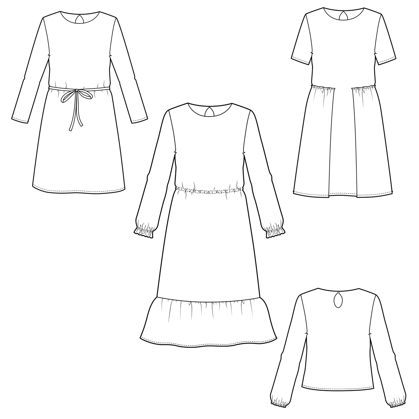 Kinder Kleid MENARI