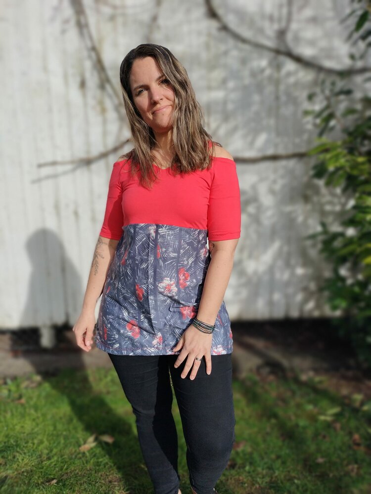 LOVELY SHOULDER Damen Shirt