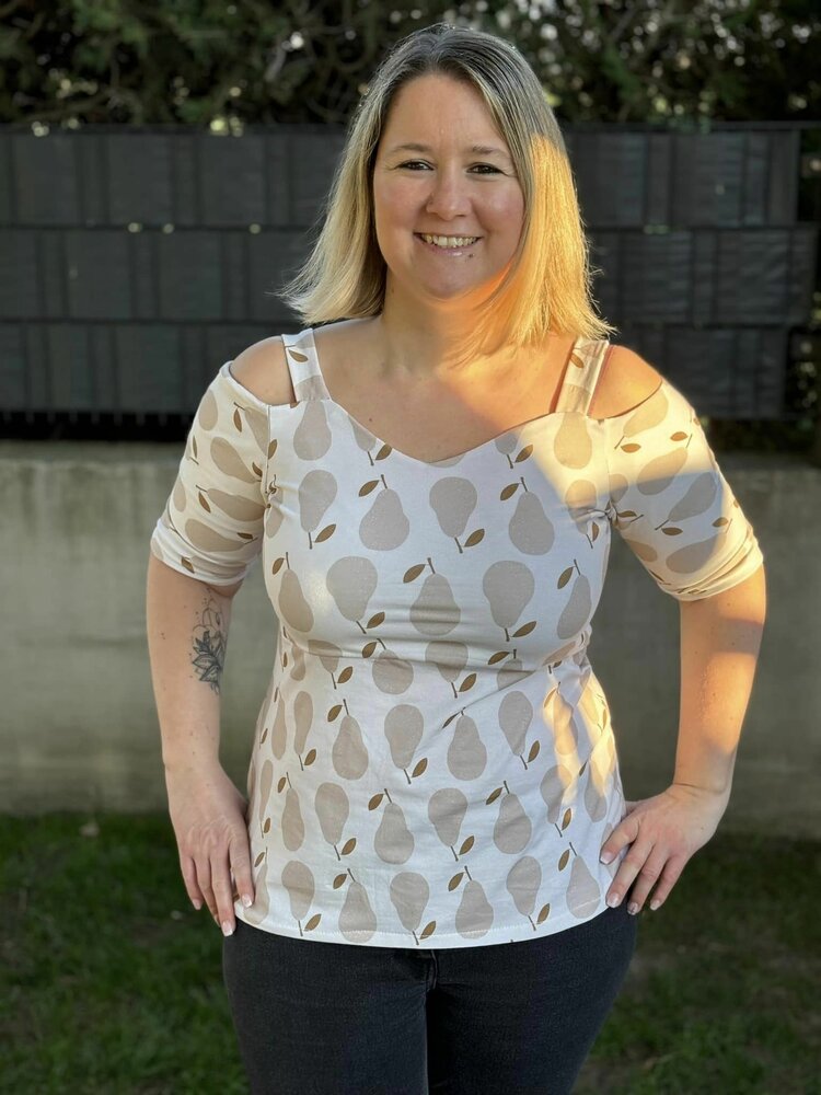 LOVELY SHOULDER Damen Shirt