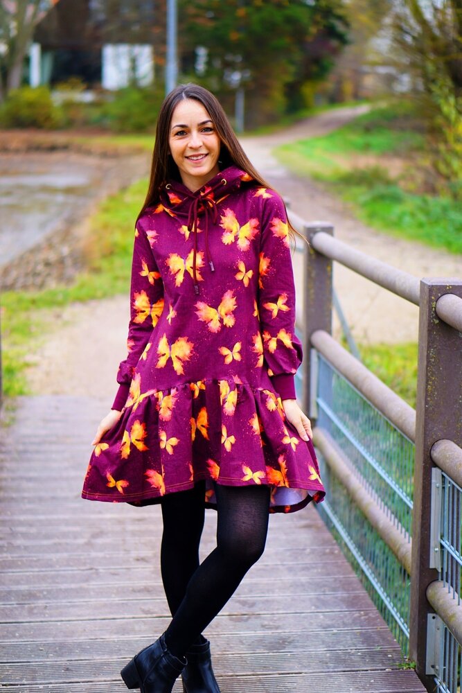 Damen Hoodiekleid JESSI