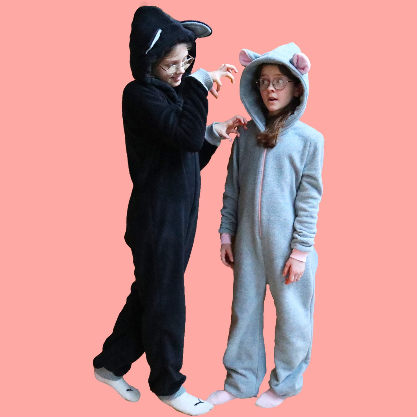 Set Kinder Jumpsuit MIMPI mit Kapuze