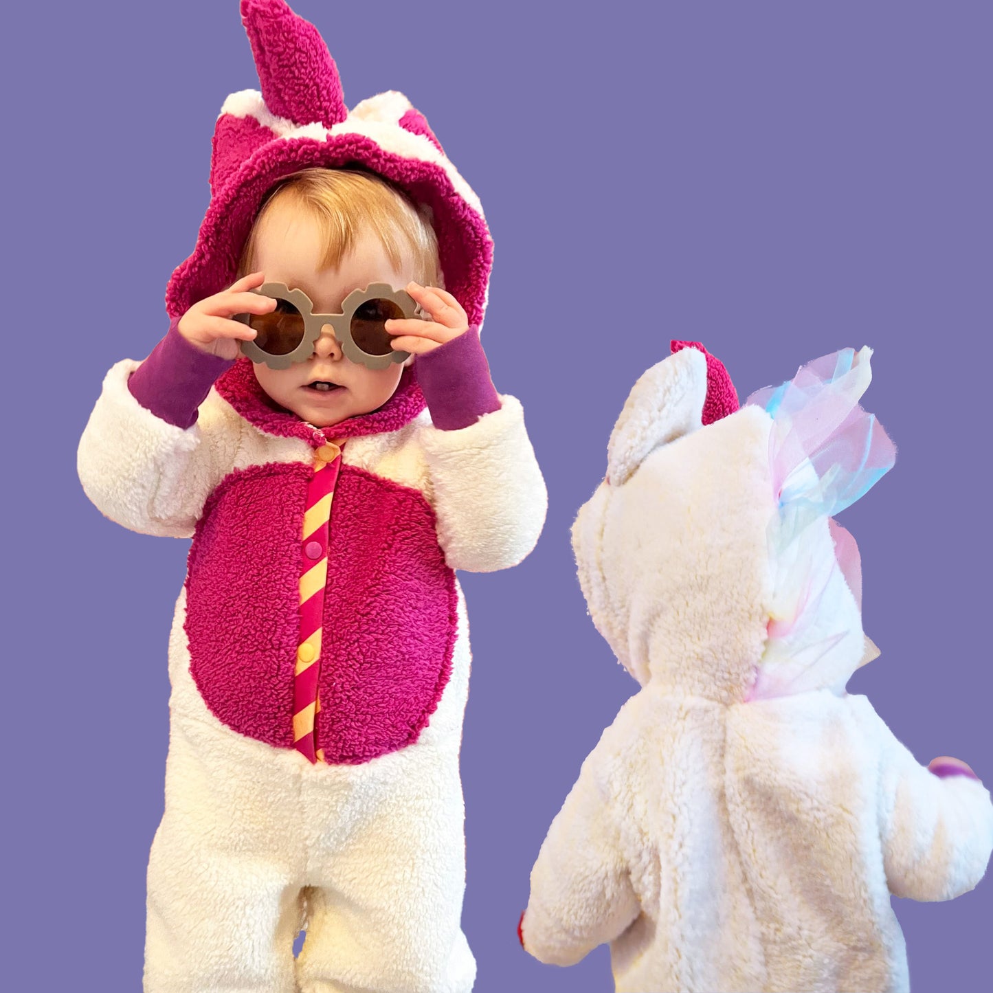 Set Kinder Jumpsuit MIMPI mit Kapuze