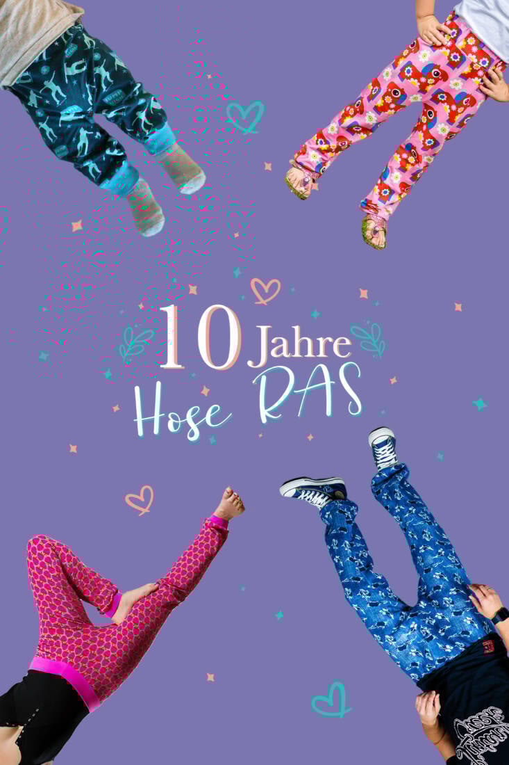 4er-Set: Hose RAS (Damen + Herren + Kinder + Babys)
