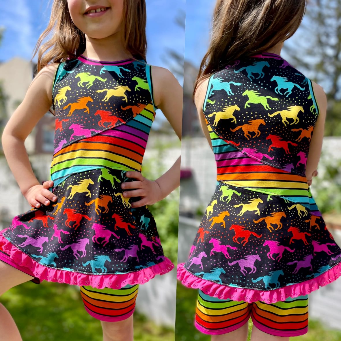 Kinder Kleid Shirt ANGEL