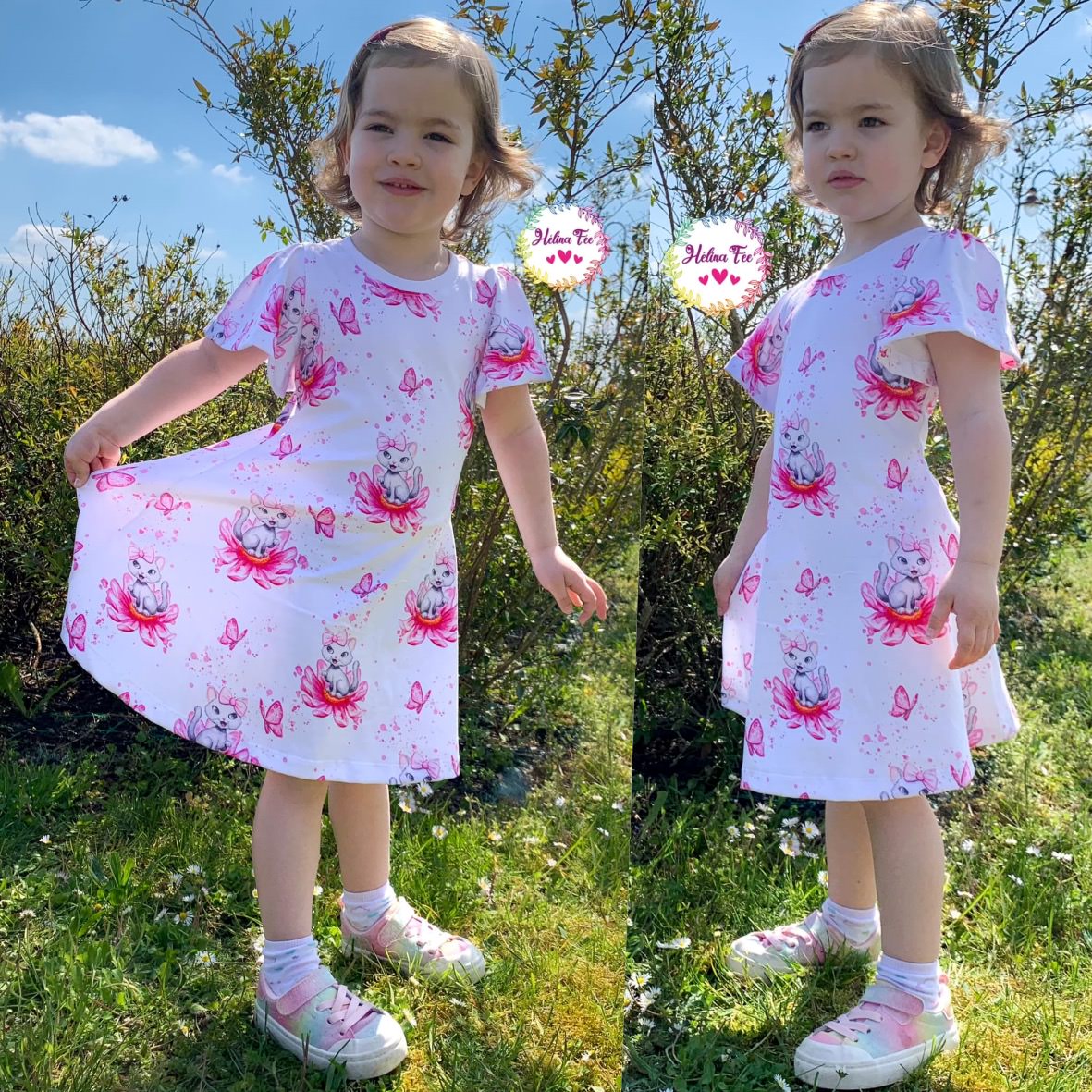 Kinder Kleid Shirt ANGEL