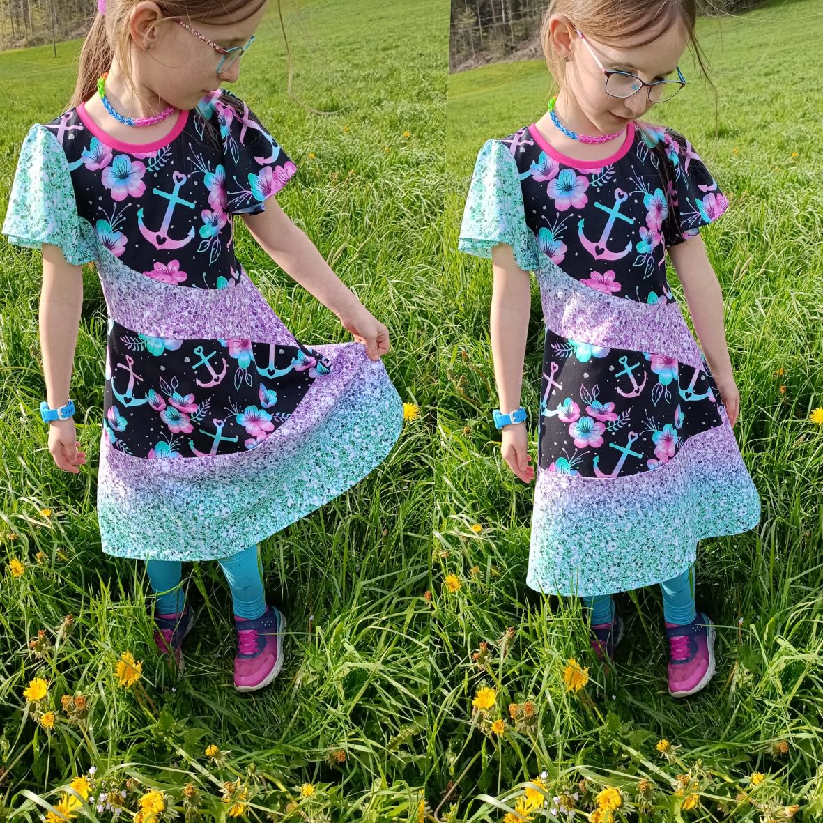 Kinder Kleid Shirt ANGEL