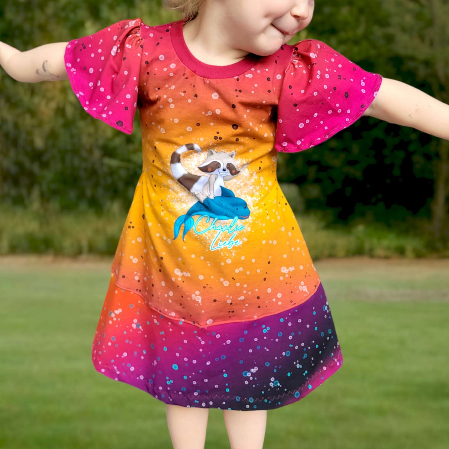 Kinder Kleid Shirt ANGEL