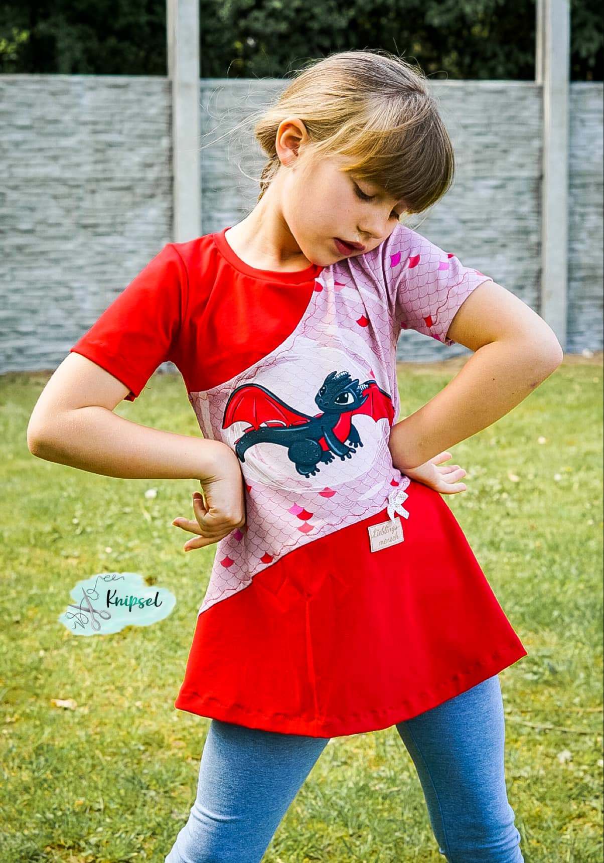 Kinder Kleid Shirt ANGEL